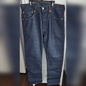 Levi's Men's Blue 501 Shrink to Fit Straight Jeans Size 32 x 32